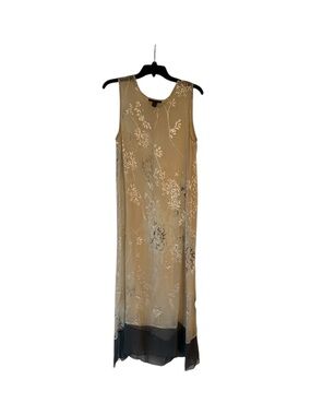 HARARI 100% silk sheer dress